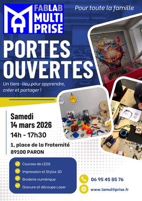Portes ouvertes au Fablab La Multiprise